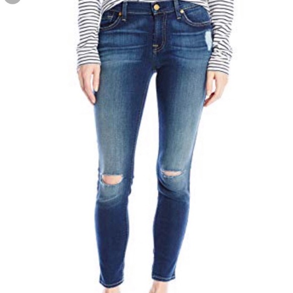 7 For All Mankind Denim - 7 for all mankind ankle gwenevere jeans